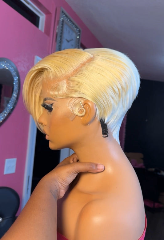 Preorder - Diamond Cut 5x5 Lace 613 Blonde .